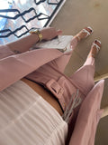 Completo giacca e pantalone cipria