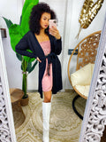 Cardigan in lurex nero