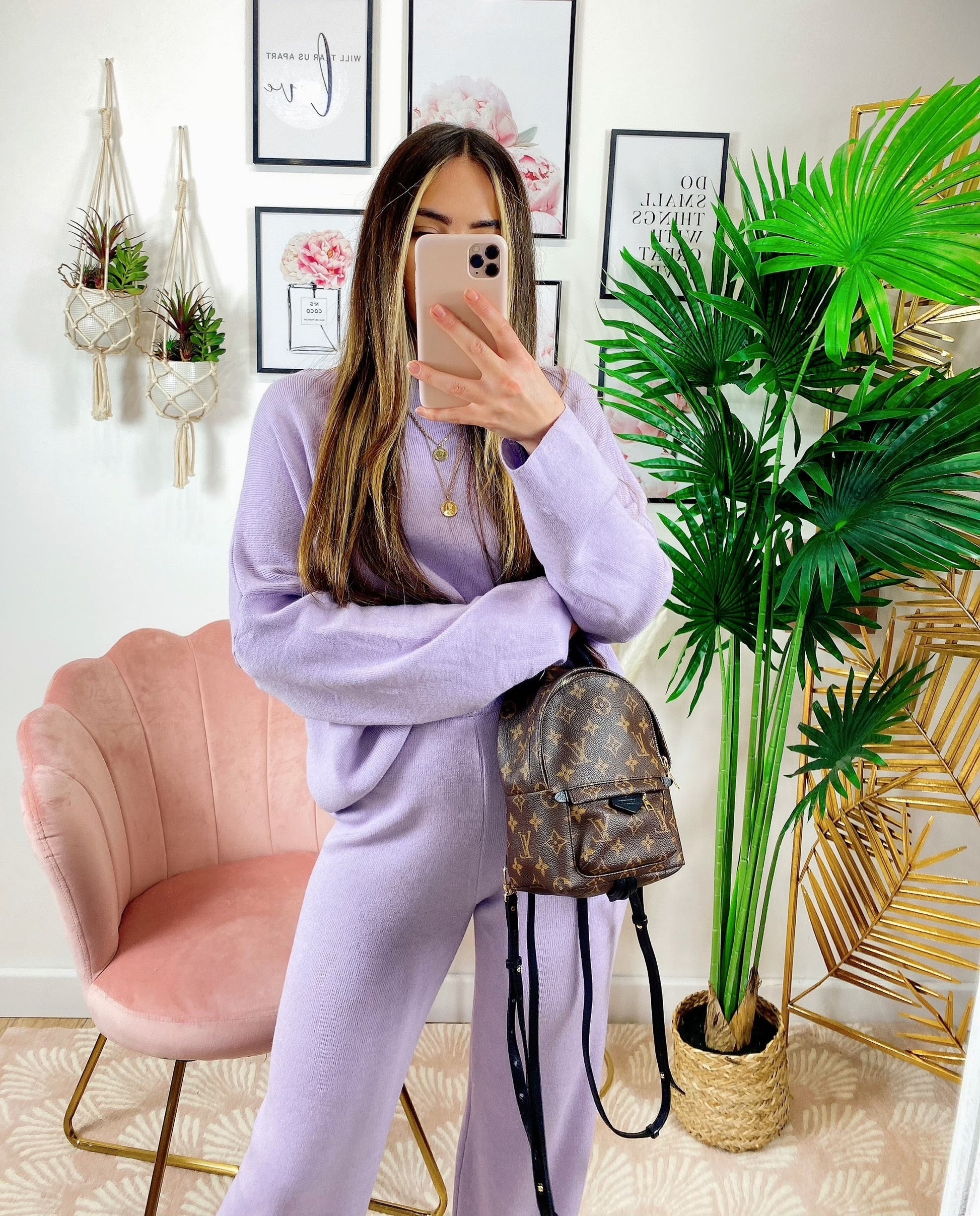 Completo Maglia e pantalone quality lilla