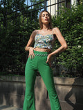 Top a fantasia verde