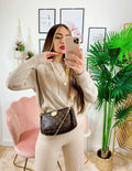 Completo Maglia e pantalone quality beige con cappuccio