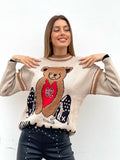 Maglione Teddy Soft Camel