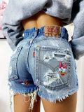 Short Levi’s Vintage con stampa Paperina bagno medio/chiaro