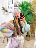 Maglione con maniche Rainbow