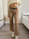 Jeans cargo Camel con tasche