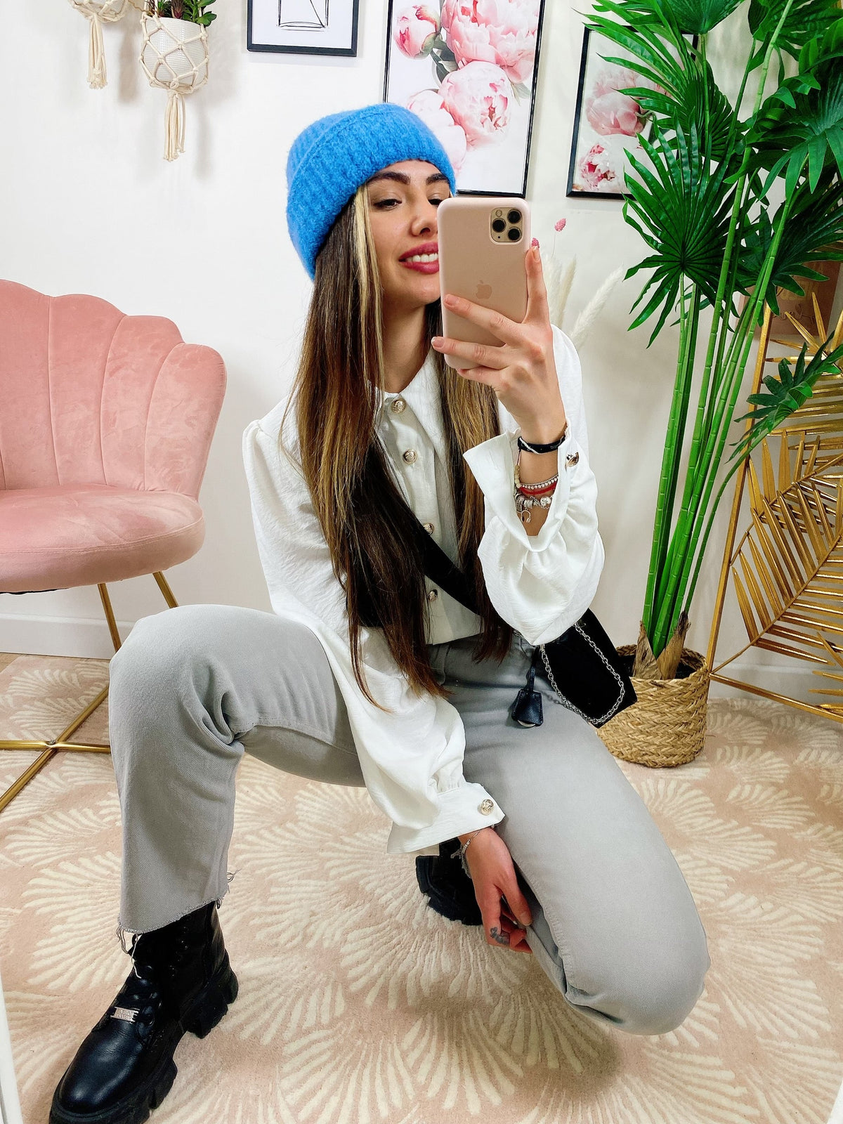Jeans Levi’s Vintage a caramella grigio chiaro