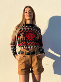 Maglioncino nero con renna
