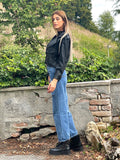 Giacca in eco pelle nera