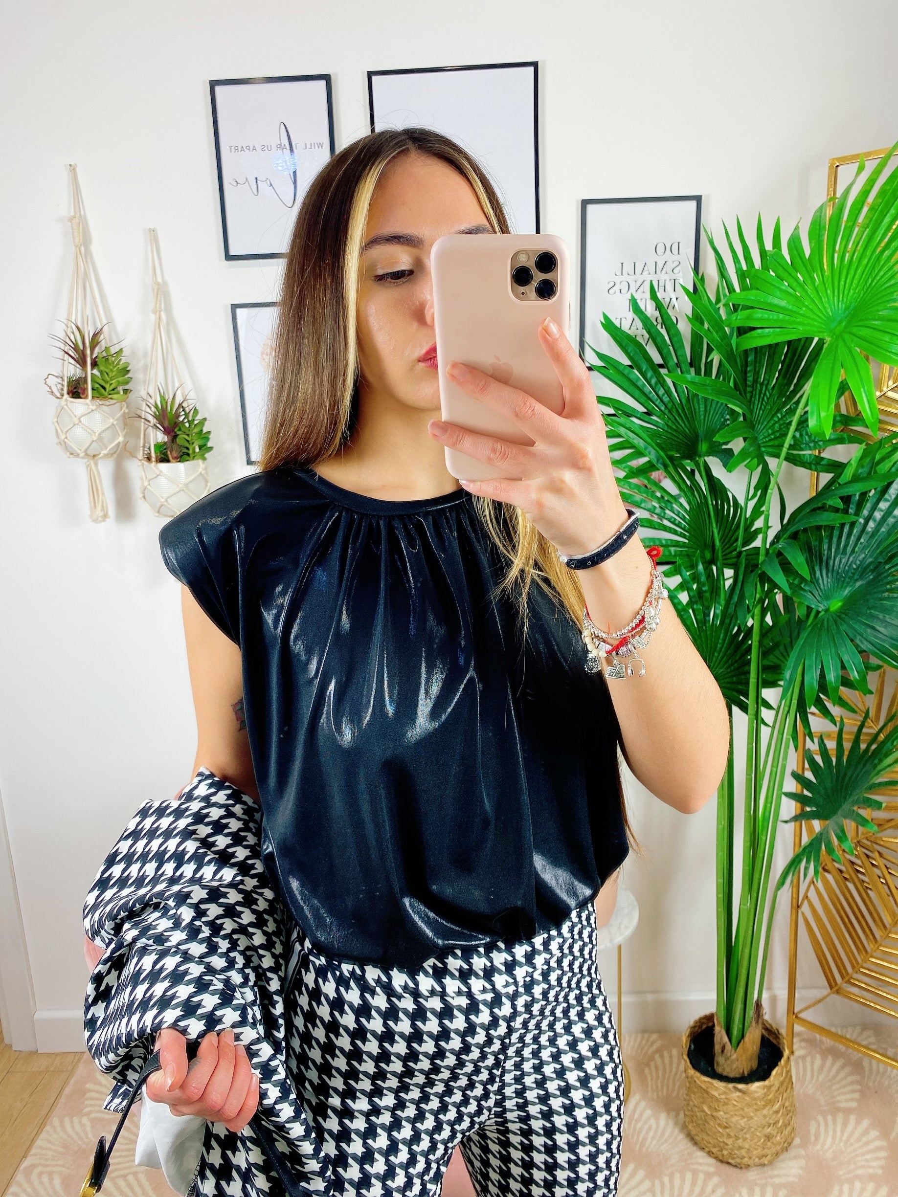 Body con spalline aperto sulla schiena
