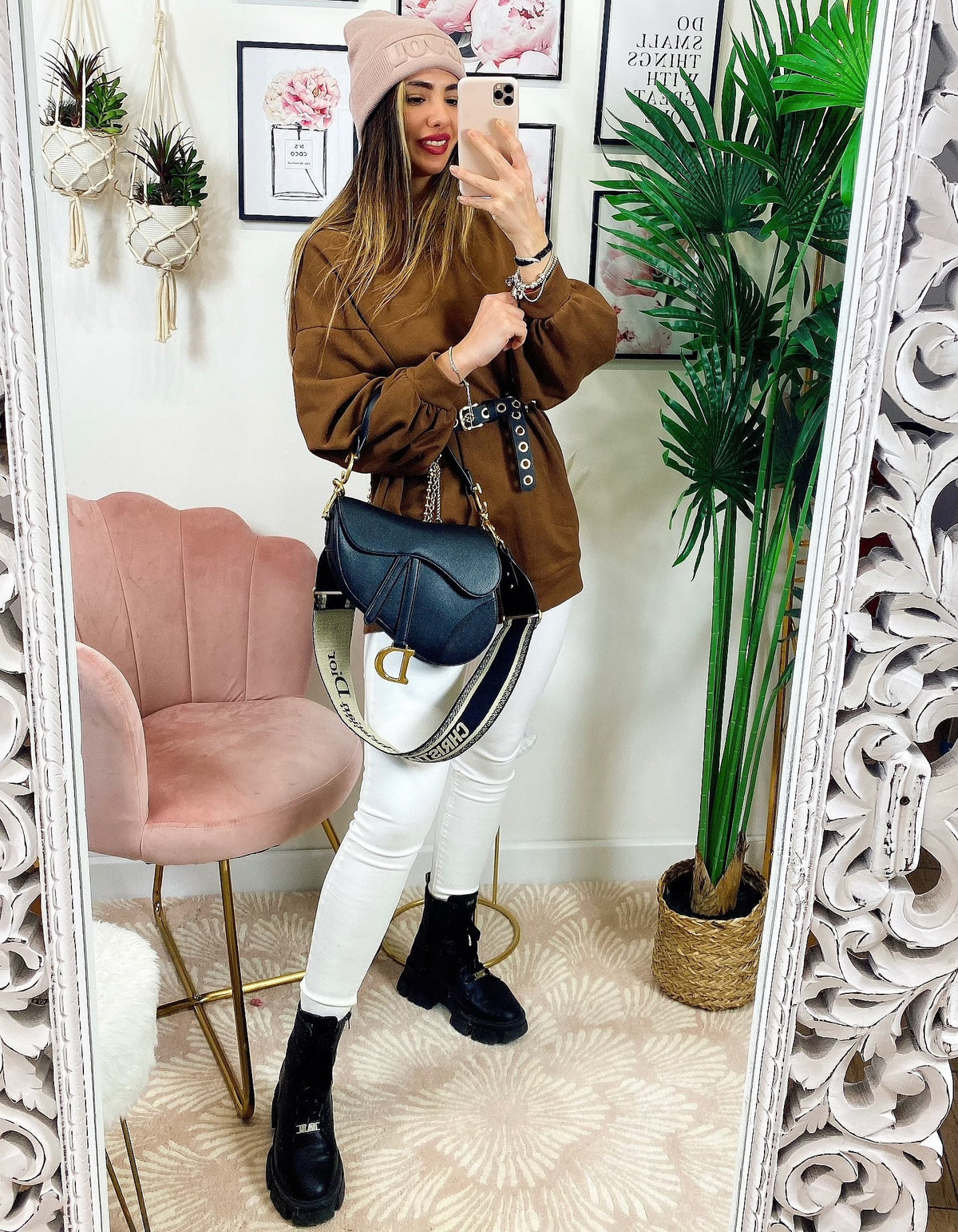 Maxi felpa easy camel