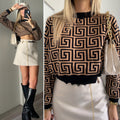 Maglione Vers nero Camel