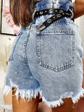Short a caramella sfrangiato
