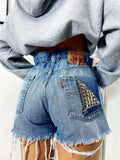 Short Levi’s Vintage bagno medio con borchie