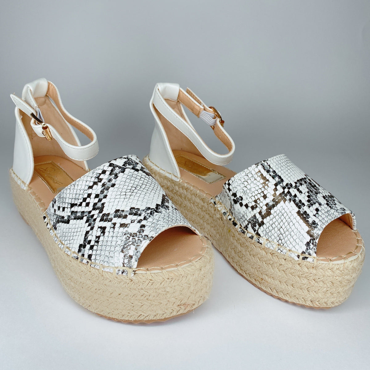 Espadrillas animalier white