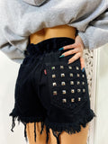 Short Levi’s Vintage con Borchie Nero