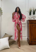 Body con kimono e cintura