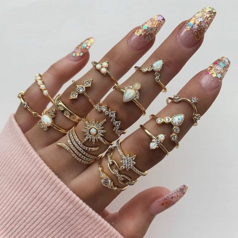 Set anelli gold