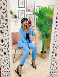 Completo giacca e pantalone carta da zucchero