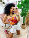 Short Bianco con strappi