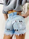 Short Levi’s Vintage con stampa topolino bagno chiaro