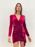 Abito Rosso con fusciacca