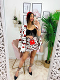 Completo giacca e pantalone dettaglio Rosso