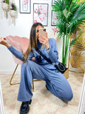 Completo Maglia e pantalone quality Azzurro