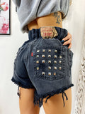Short Levi’s Vintage con Borchie grigio