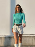 Body con drappeggio