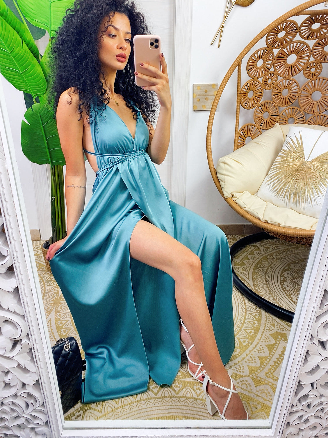Dress Afrodite Verdeacqua
