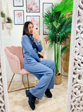 Completo Maglia e pantalone quality Azzurro