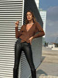 Scaldacuore in lurex choco