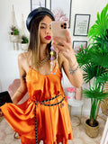 Abito con catenina Arancio