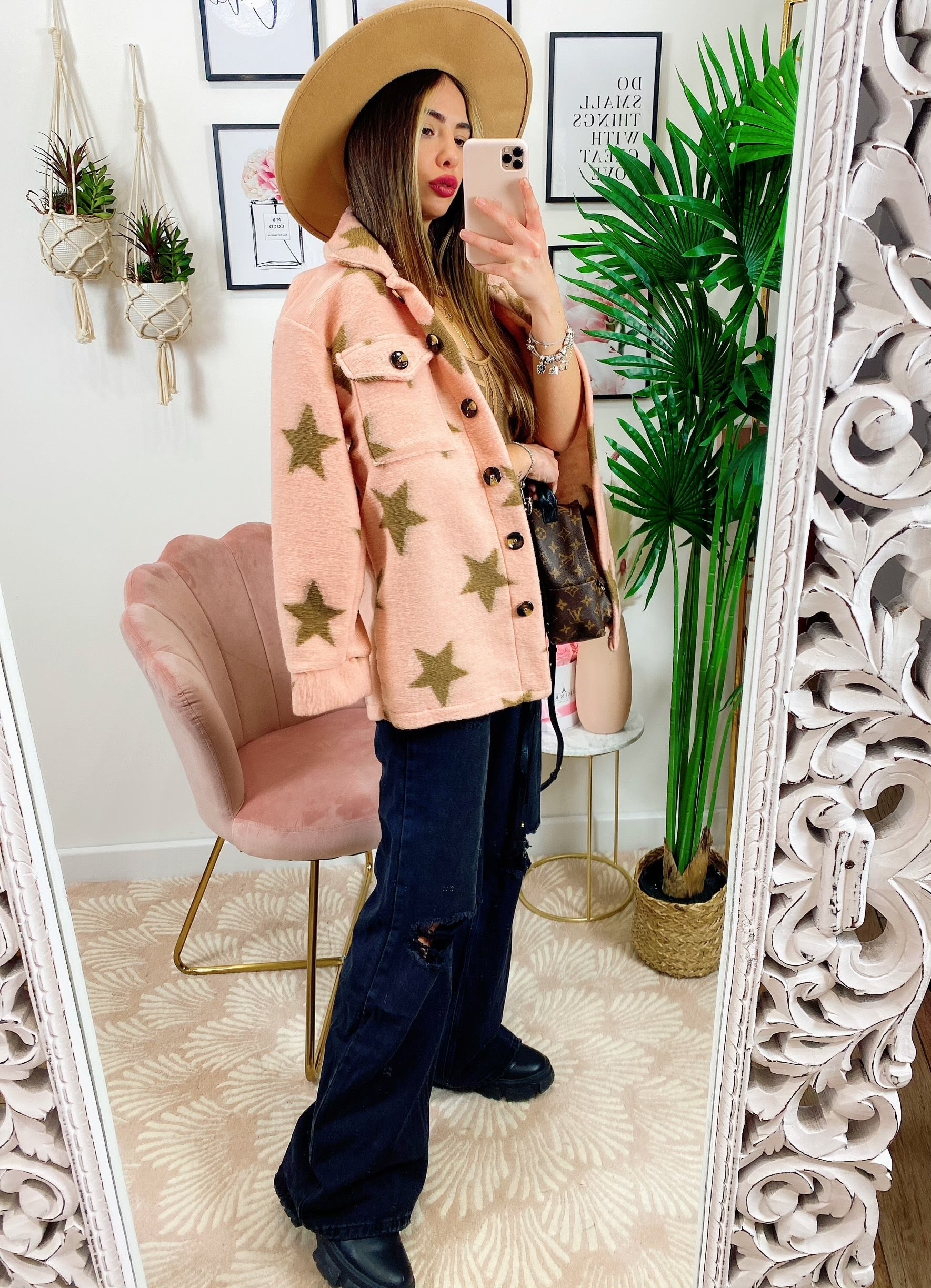 Giacca con stelle Rosa