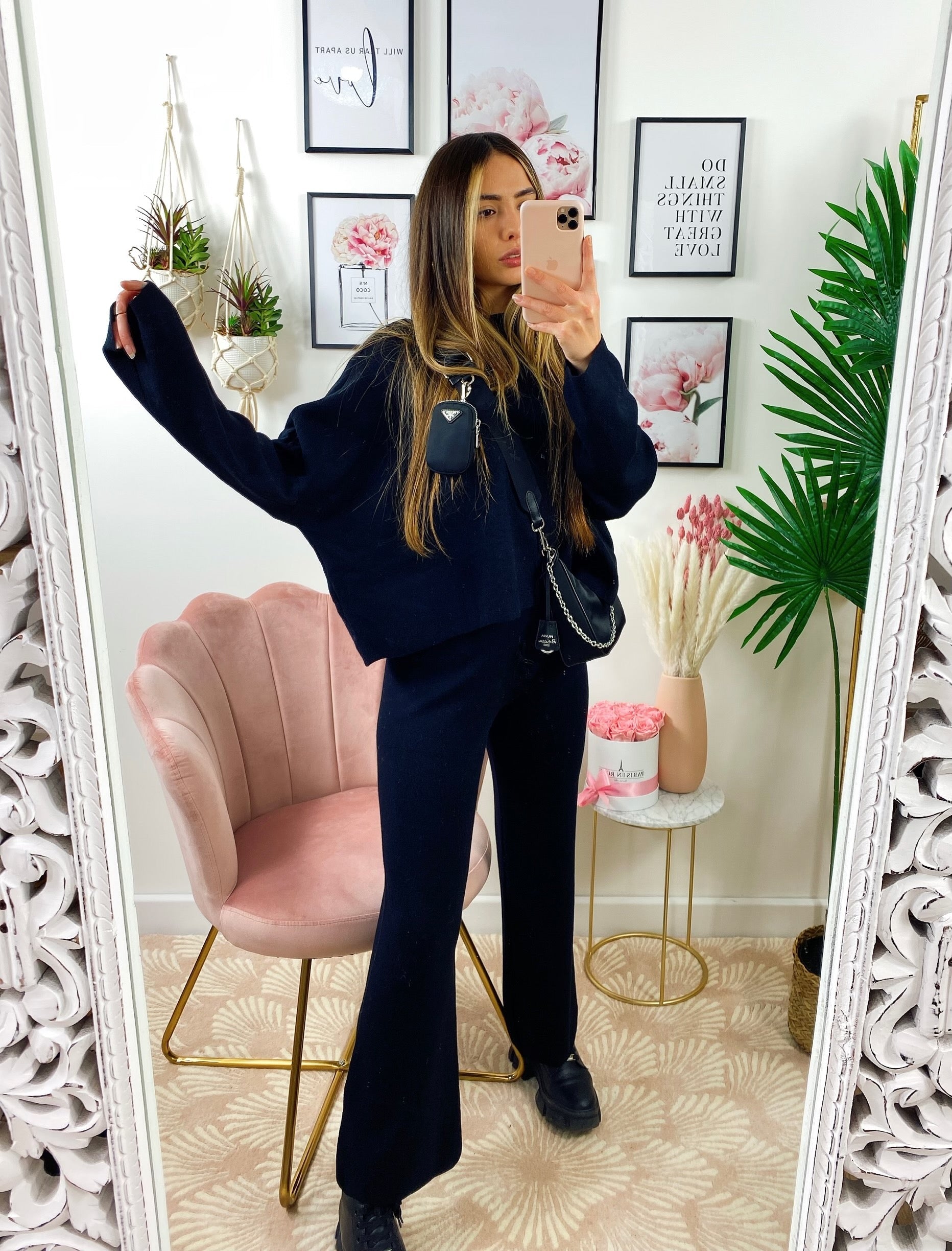 Completo Maglia e pantalone quality Nero