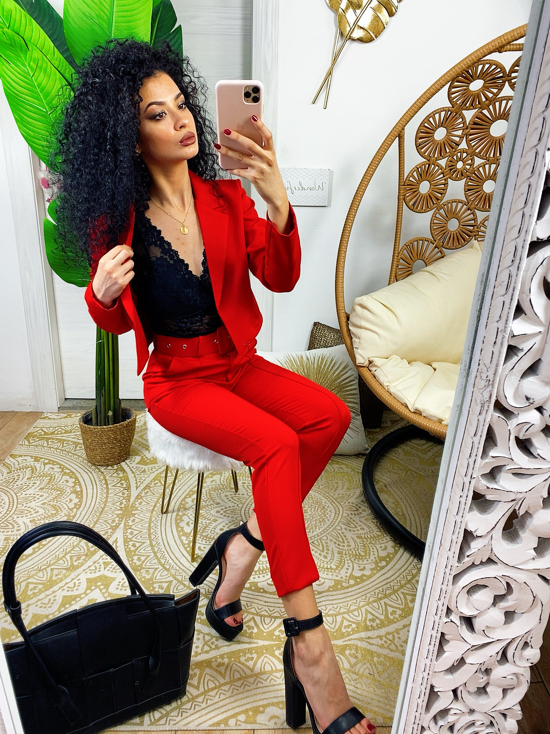 Completo pantalone e giacca corta