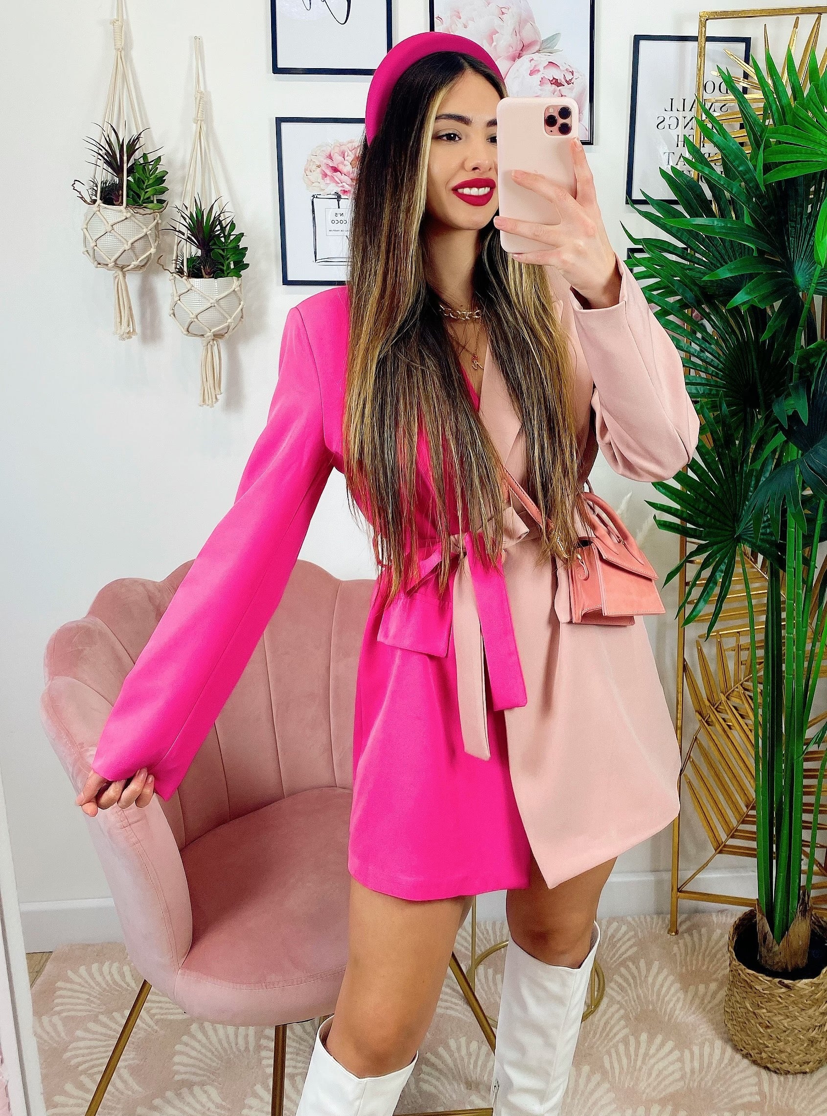 Abito Blazer Rosa/Fucsia