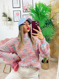 Maglione influencer dettaglio unicorno