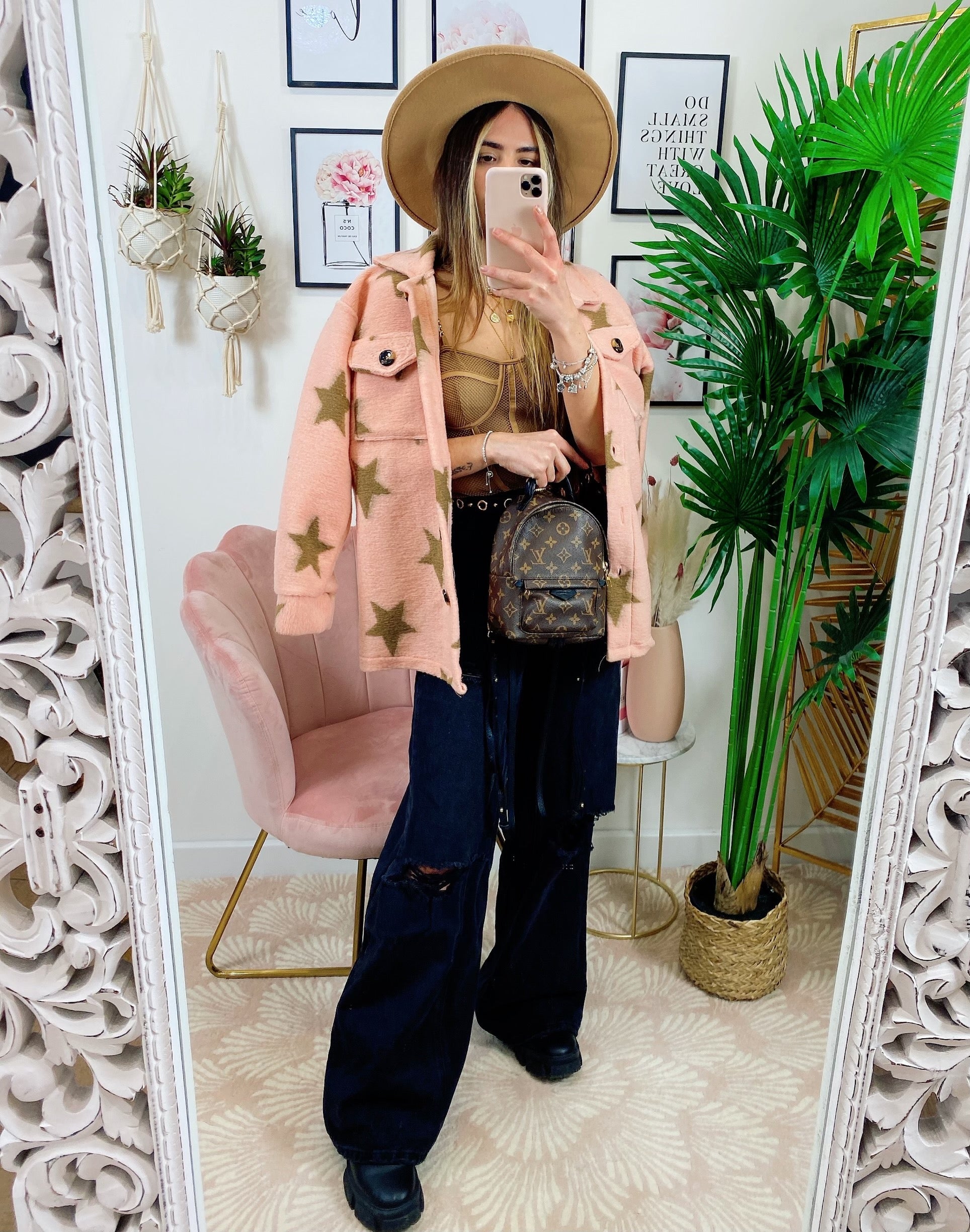 Giacca con stelle Rosa