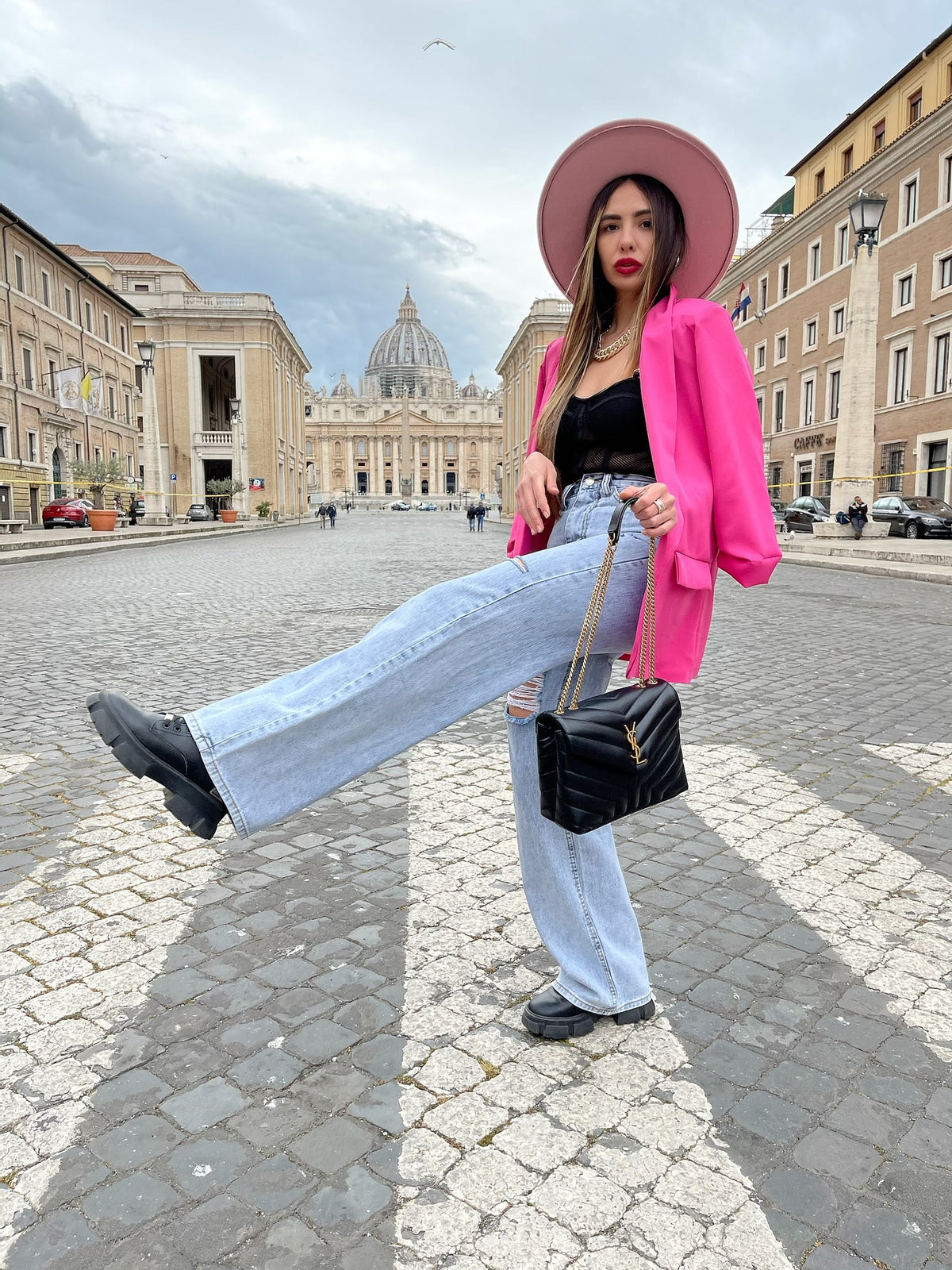 Giacca fluo fucsia