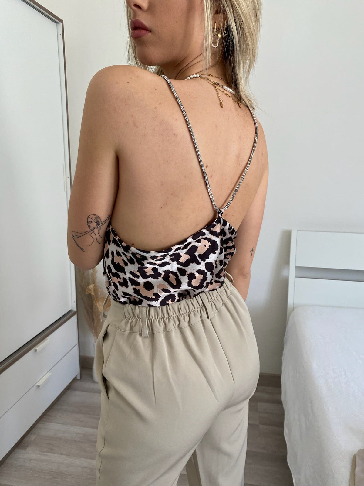 Canotta animalier con punto luce