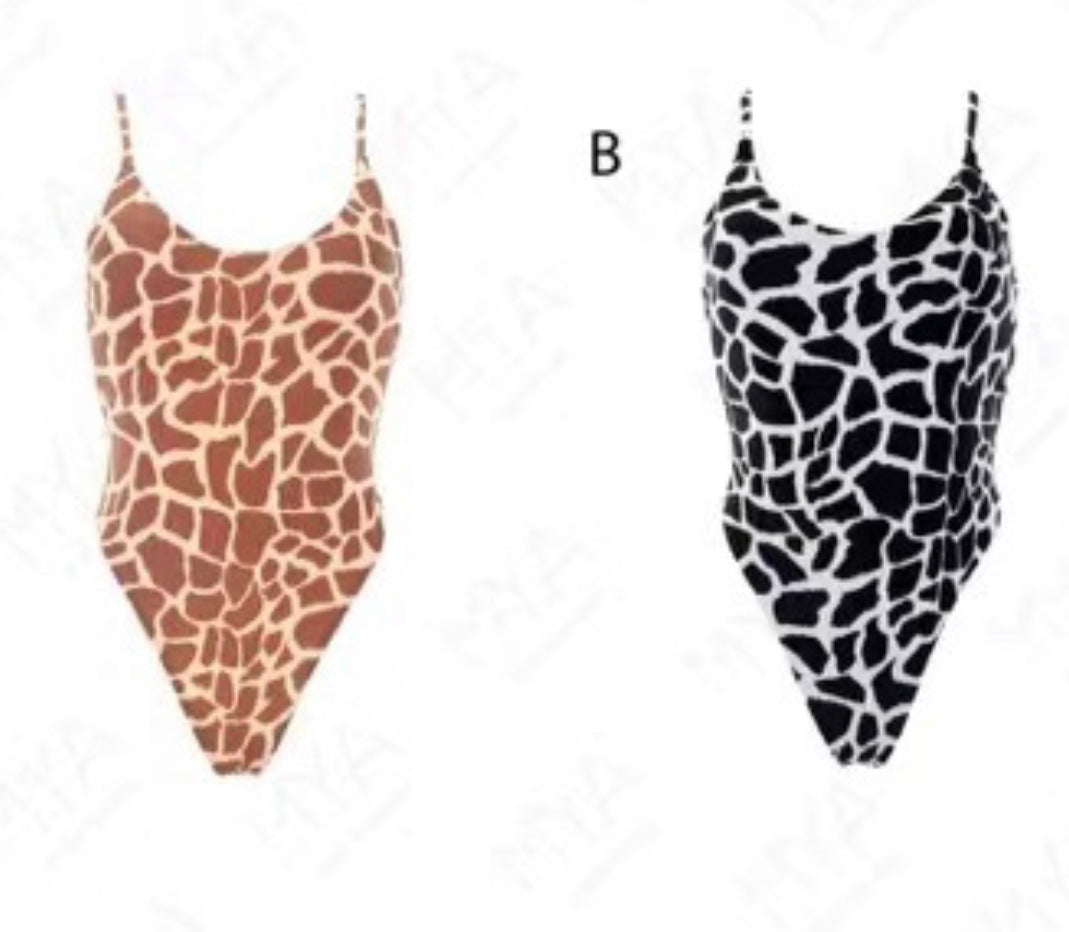 Body giraffa bianco nero