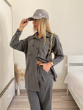Completo sportivo grigio