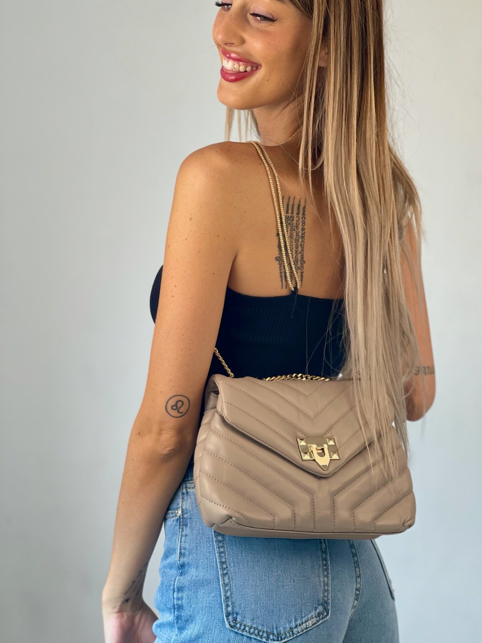 Basic bag nude