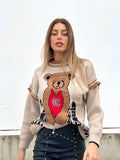 Maglione Teddy Soft Camel