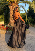 Afrodite con paillettes nero