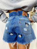 Short Levi’s Vintage con stampa topolino bagno medio