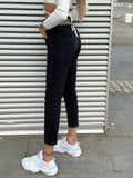 Jeans a caramella nero