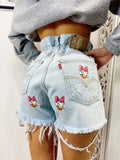Short Levi’s Vintage con stampa Paperina bagno chiaro