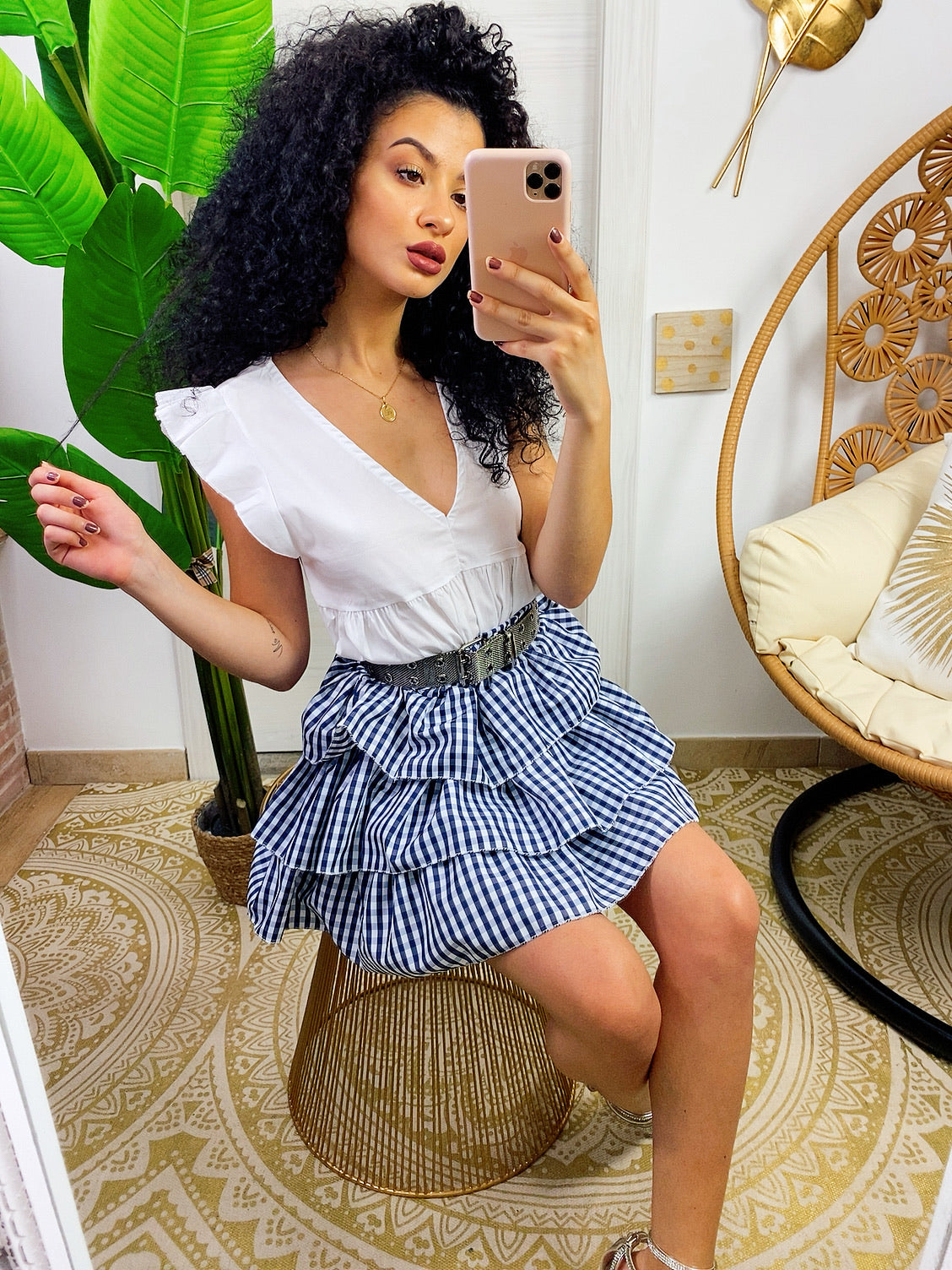 Maglia bianca in cotone